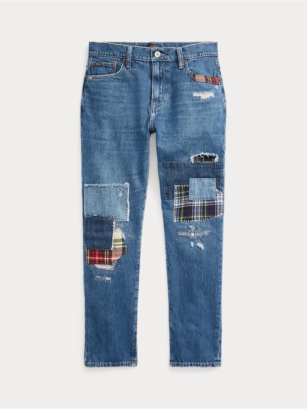 Polo Ralph Lauren Patchwork Slim Tapered Jean